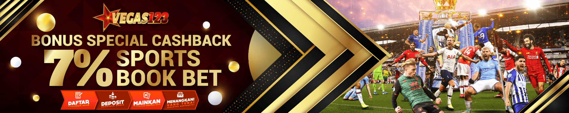 BONUS CASHBACK 7%